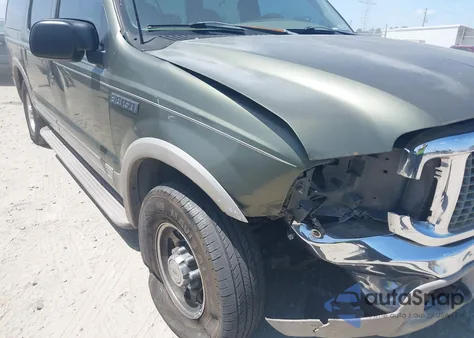 2001 Ford Excursion Limited from USA, damaged, VIN 1FMNU42S71EA08659